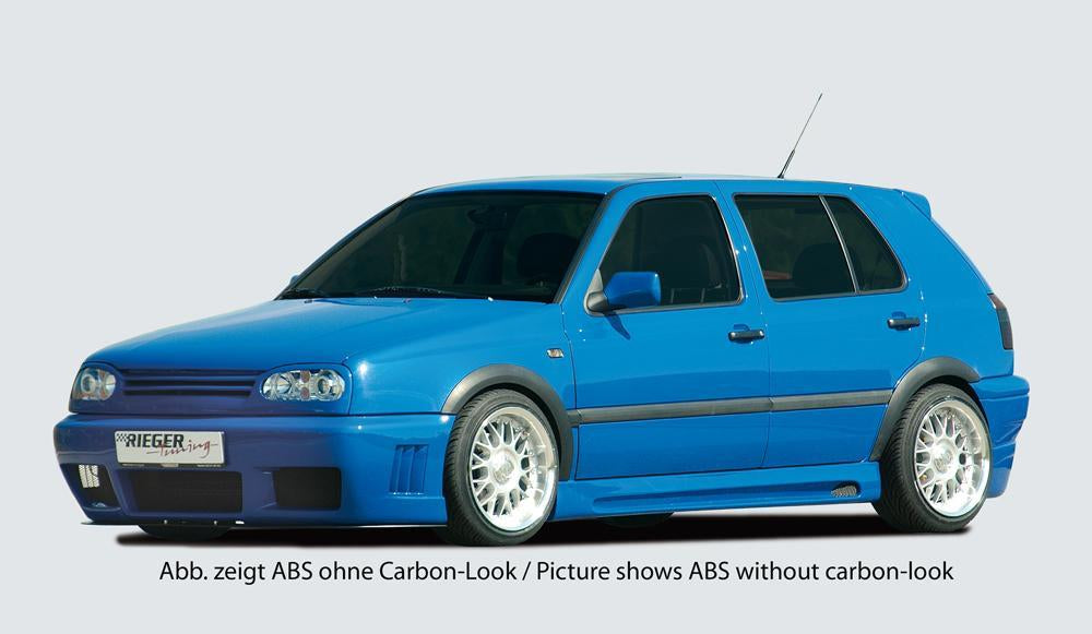 Seat Cordoba (6K) Rieger Seitenschweller rechts, mit Schacht, mit Ausschnitt, ABS, Carbon-Look,
inkl. Alugitter, Montagezubehör, ABE