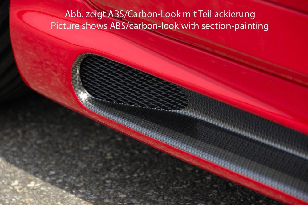 VW Corrado (53I) Rieger Seitenschweller links, mit Schacht, mit Ausschnitt, ABS, Carbon-Look,
inkl. Alugitter, Gutachten, Montagezubehör