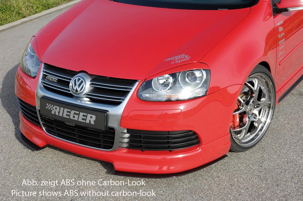 VW Eos (1F) Rieger Spoilerschwert für Spoilerlippe 59420 (VW Eos, Golf 5 R32) 2-tlg., für Spoilerlippe, ABS, Carbon-Look,
inkl. Montagezubehör, ABE