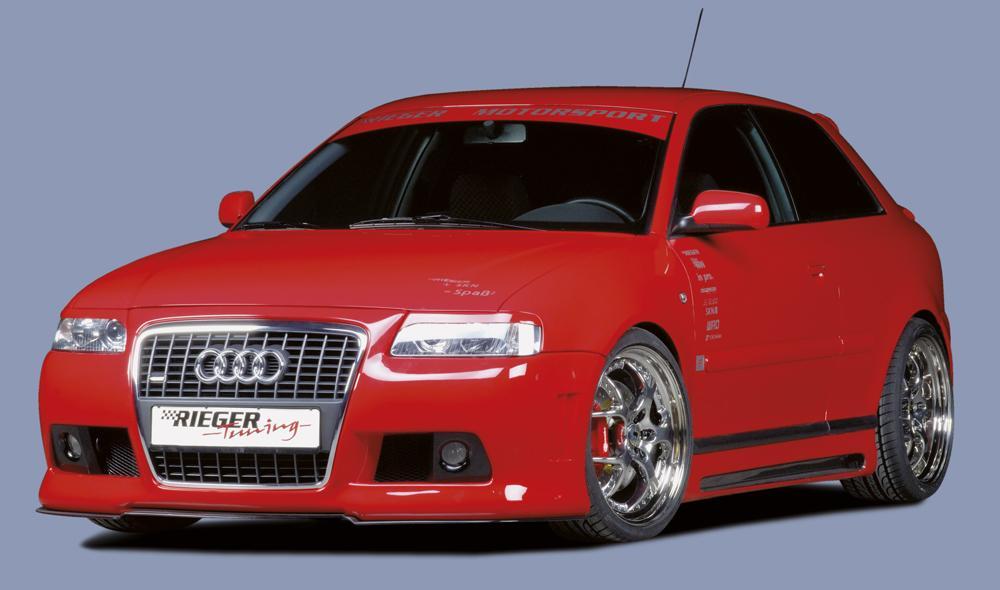 Audi A3 (8L) Audi Grill für Audi A3 (8L) R-Frame Stoßstange inkl. Kennzeichenauflage aus ABS