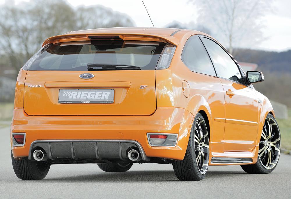 Ford Focus 2 ST Fox ESD quer Ausgang li/re je Seite 1x100mm Typ17 Ford Focus 2 ST 2,5l 162/166kW links, rechts, 1x100mm, für RIEGER-Heckeinsatz, Edelstahl,
inkl. Montagezubehör, Gutachten