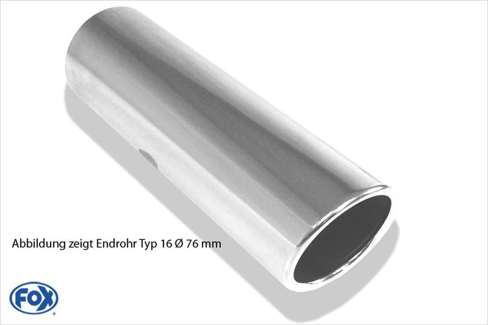 VW Golf 4 Rieger ESD, li./re. 4x76mm, VW Golf 4 Typ 16, mit Prägung, Rohranschluss ø 55mm links, rechts, 4x76mm, seitl. versetzt, mit Prägung, für RIEGER Heckschürze, Edelstahl,
inkl. Gutachten