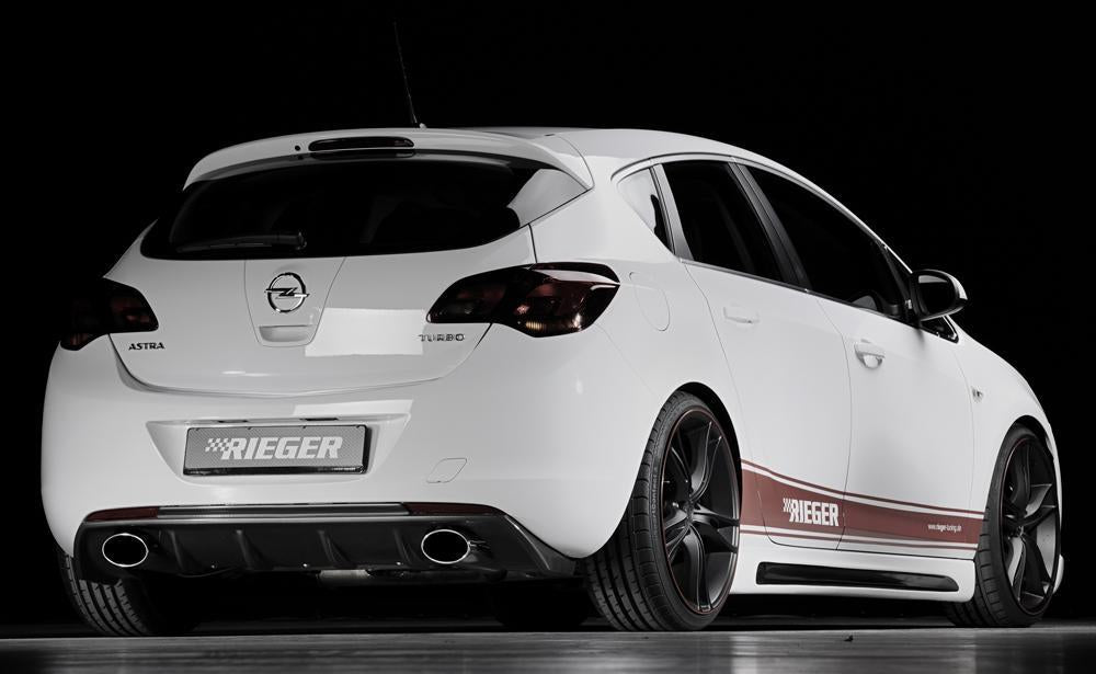 Opel Astra J Fox ESD quer Ausgang L/R 1x140x90mm Typ 32 Opel Astra J, nur Turbo-Modelle, 1.6l 132 kW links, rechts, oval, mit Prägung, eingerollt, 1x140x90mm, für RIEGER-Heckeinsatz, Edelstahl,
inkl. Montagezubehör, Gutachten