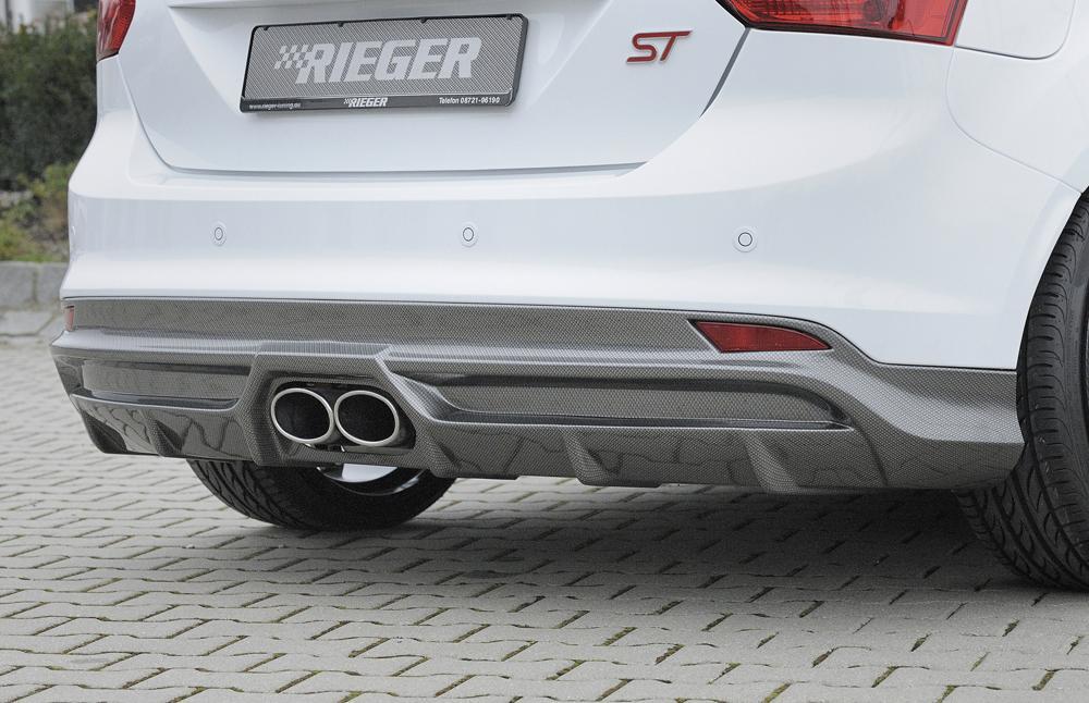 Ford Focus 3 ST Wolf Halbanlage (VSD+ESD) mit Doppelendrohr mittig 2x 120x90mm, Ford Focus 3 ST, 2,0i Eco-Boost 184kW mittig, (2x120x90mm oval), Edelstahl,
inkl. Montagezubehör, Gutachten