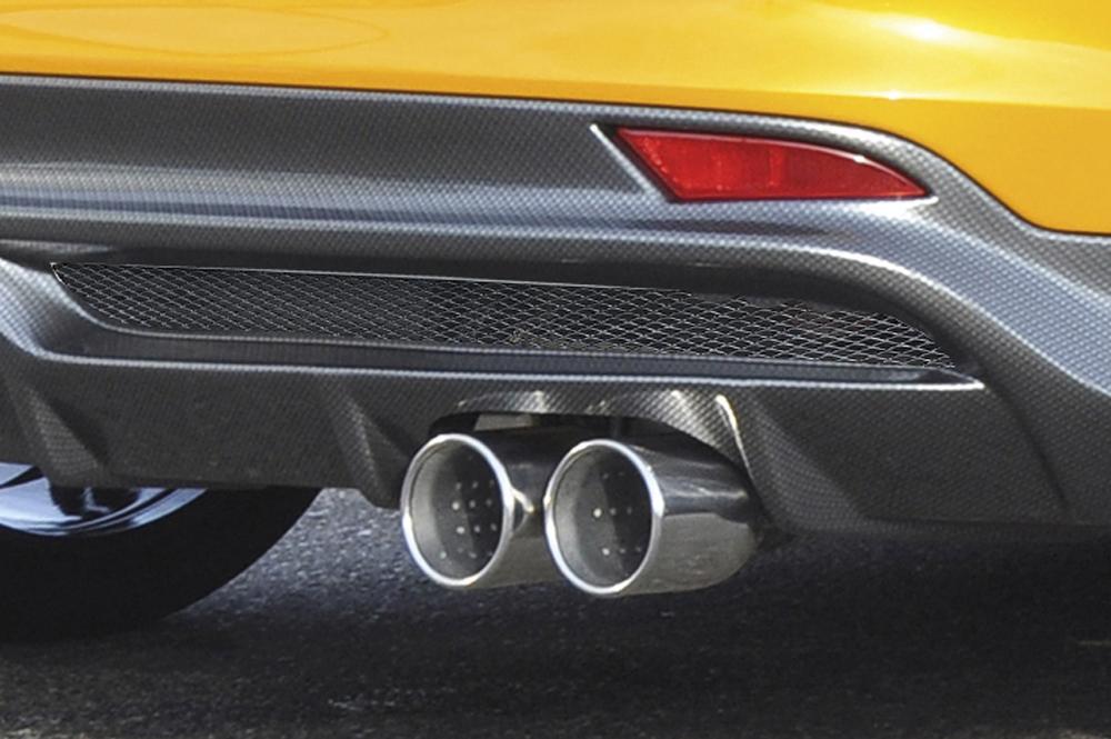 Ford Focus 3 ST Wolf Halbanlage (VSD+ESD) mit Doppelendrohr li/re 4x90mm, Ford Focus 3 ST, 2,0i Eco-Boost 184kW links, rechts, (4x90mm ø), Edelstahl,
inkl. Montagezubehör, Gutachten