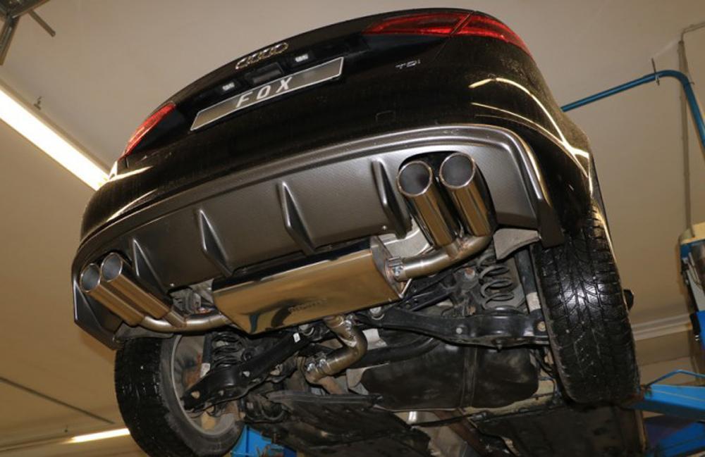 Audi A3 (8V) Fox ESD für Audi A3 (8V), li./re. 4x90mm, Typ 16 1,4l TFSI 90/92/103/110kW nur Sportback links, rechts, 4x90mm, Edelstahl,
Typ 16: rund, eingerollt, 15° schräg,
Rohrquerschnitt: 70mm
inkl. EG-Gutachten (eintragungsfrei)