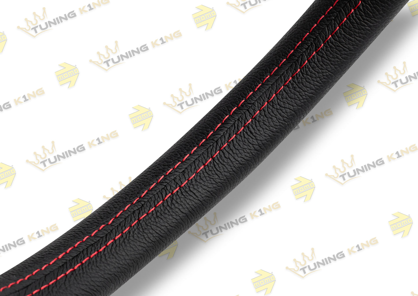 MOMO Lenkrad Tuner 350mm Schwarz Glattleder / Schwarz