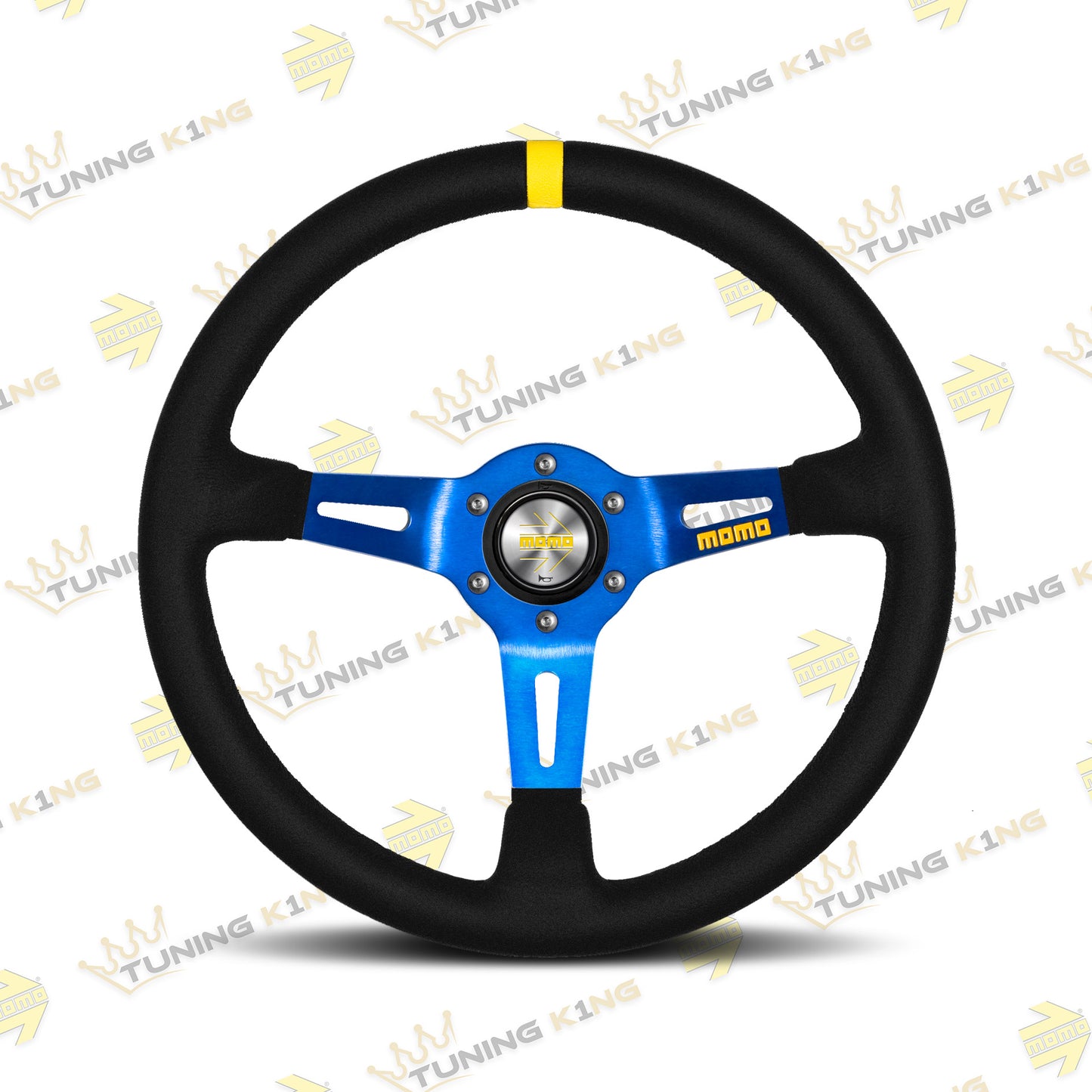 MOMO Lenkrad MOD. 08 350mm Blau Wildleder