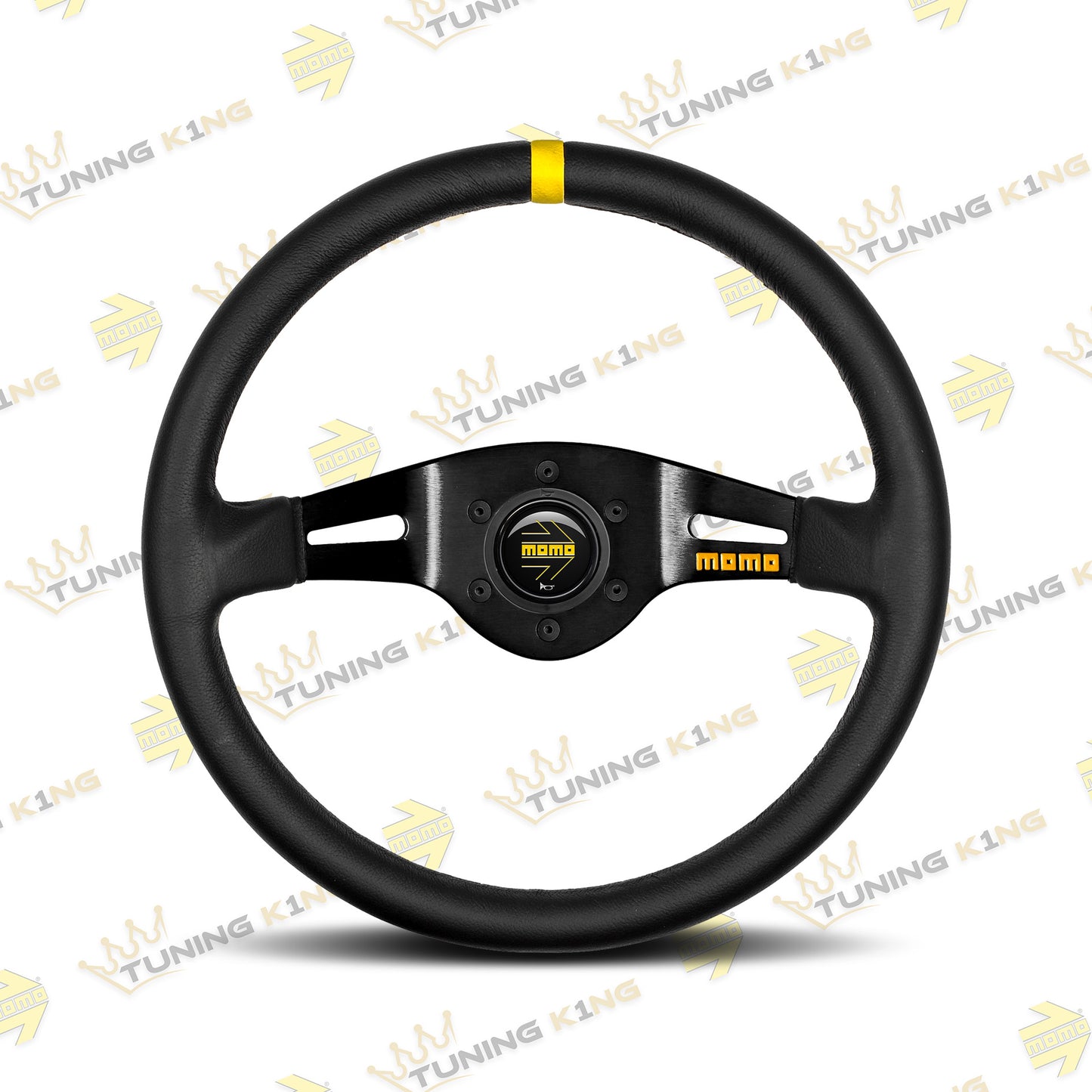 MOMO Lenkrad MOD. 03 350mm Schwarz Glattleder