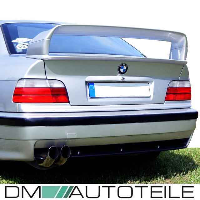 Sport Heckspoiler hinten große Ausführung + 2K PU Schaum passt für BMW 3er E36 ABS unlackiert nicht für GT Class 2