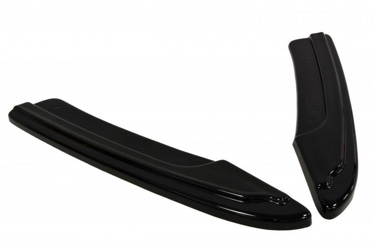 Heck Ansatz Flaps Diffusor für AUDI RS6 C7 schwarz matt