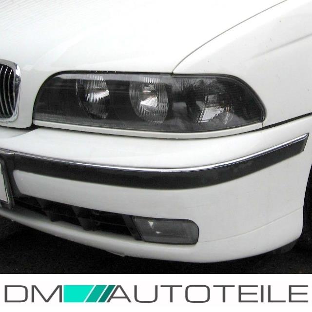Satz FACELIFT Upgrade Scheinwerfer Gehäuse Blinker Smoke passt für BMW E39 95-00