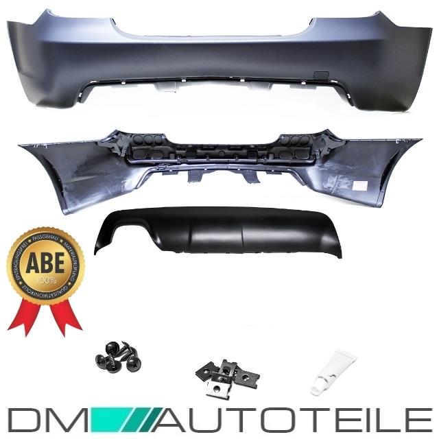 LIMOUSINE Heck Stoßstange hinten 03-10 o.PDC passt für BMW E60 auch M-Paket+ABE*