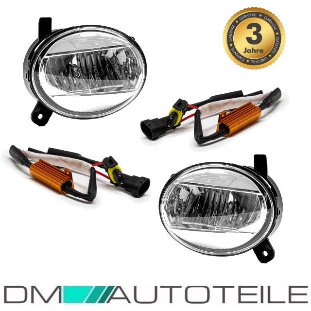 Set VOLL LED Nebelscheinwerfer Chrom passt für Audi A4 B8 07-11 A6 4F 08-11 Q5 8R