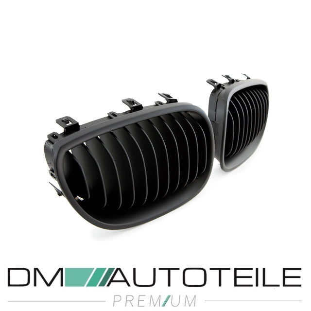 Set Kühlergrill Performance Schwarz Matt passend für BMW 5er E60 E61 Bj 03-10