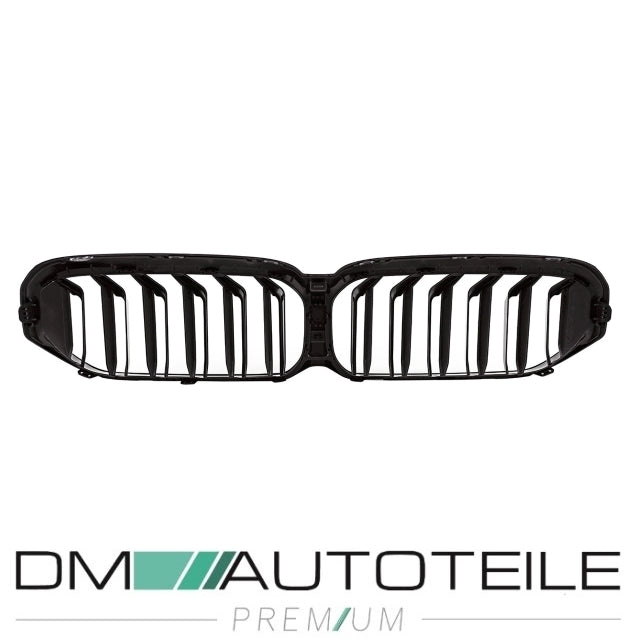 Sport Doppelsteg Kühlergrill schwarz passt für BMW 5er G30 G31 LCI Facelift ohne Frontkamera