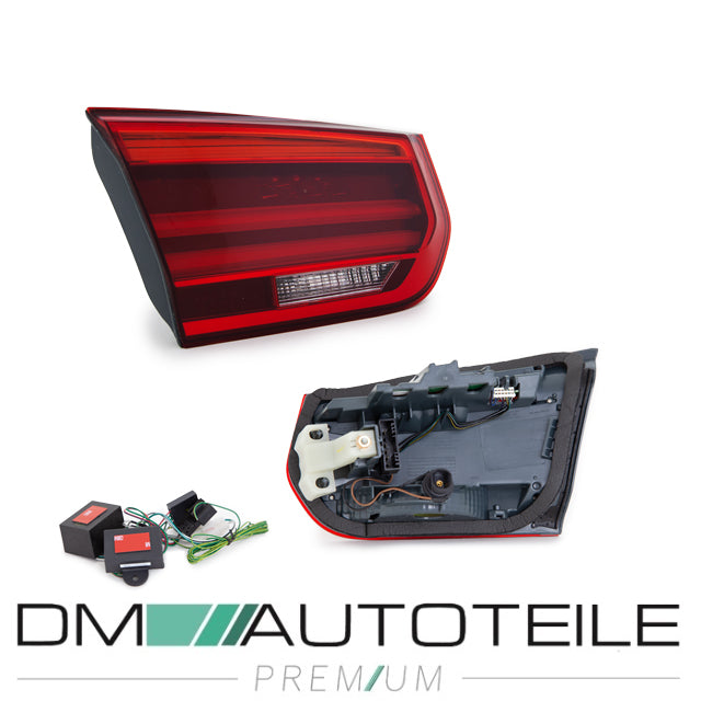 Facelift Set LED Lightbar Rückleuchten Rot 4 tlg. passt für BMW 3er F30 Limousine bj 11-15