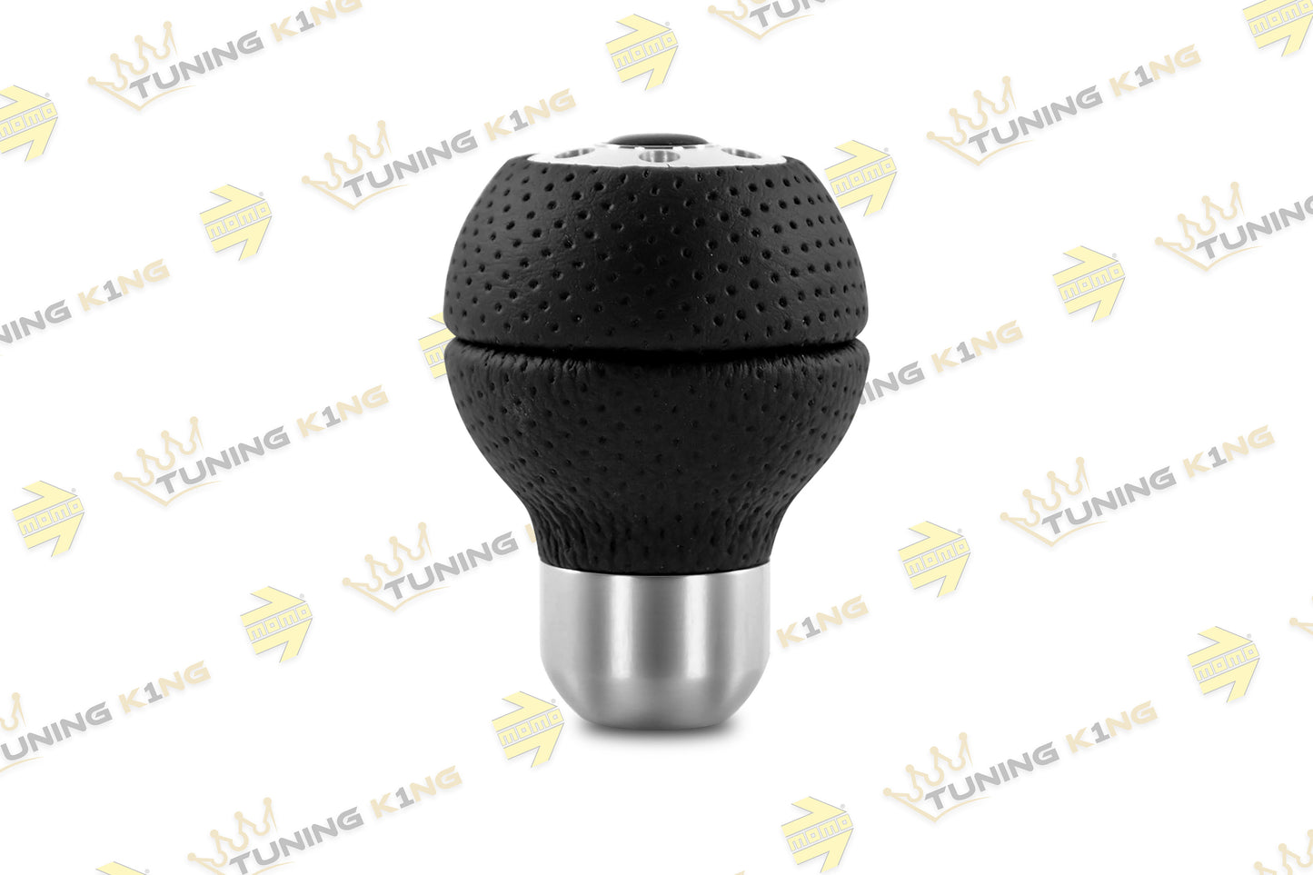 MOMO Schaltknauf Race Airleather Schwarz Leder