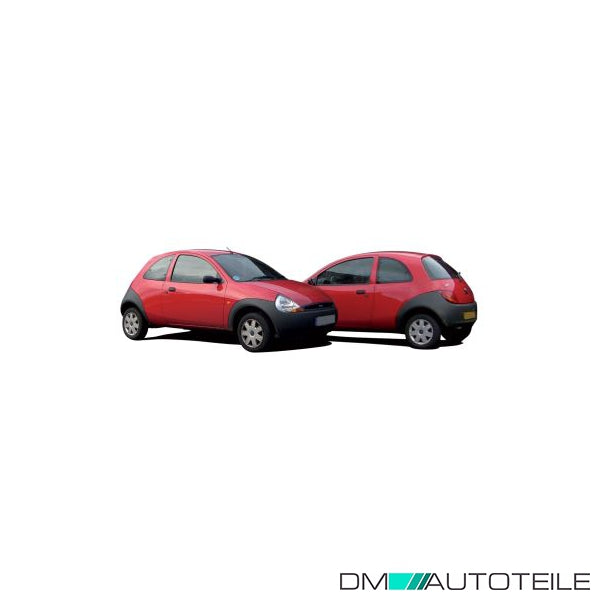 Stoßstange hinten mitte mittig grundiert passt für Ford KA (RB) ab 1996-2002