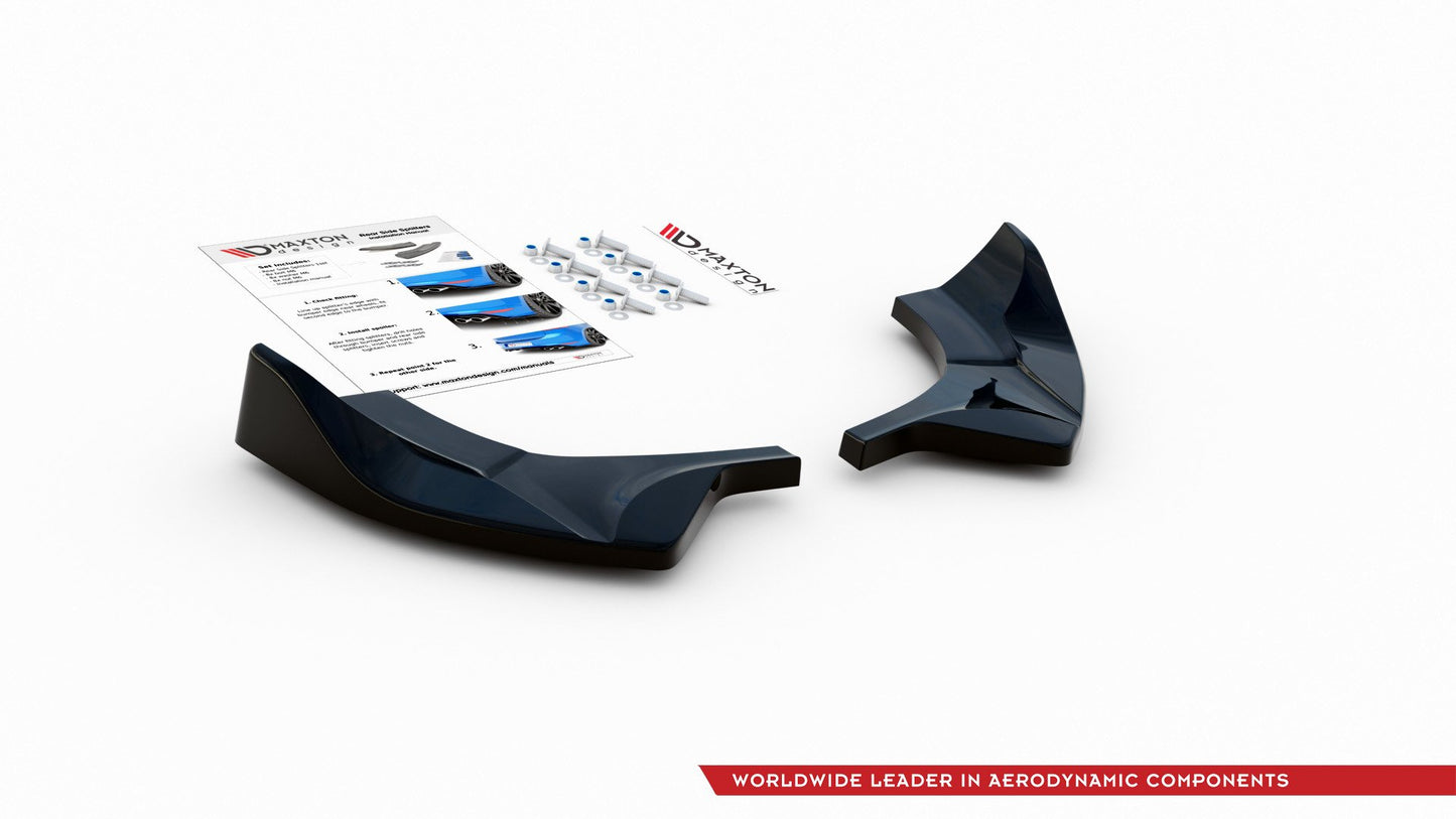 Heck Ansatz Flaps Diffusor V.2 für Ford FIesta Mk8 ST schwarz matt