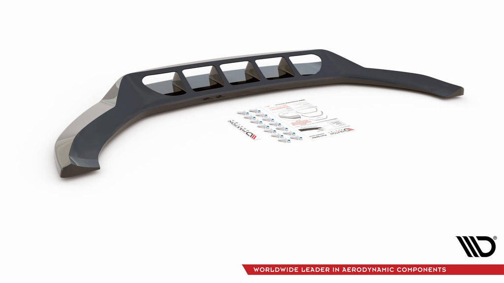 Front Ansatz für Audi SQ5 Mk1 (8R) schwarz Hochglanz