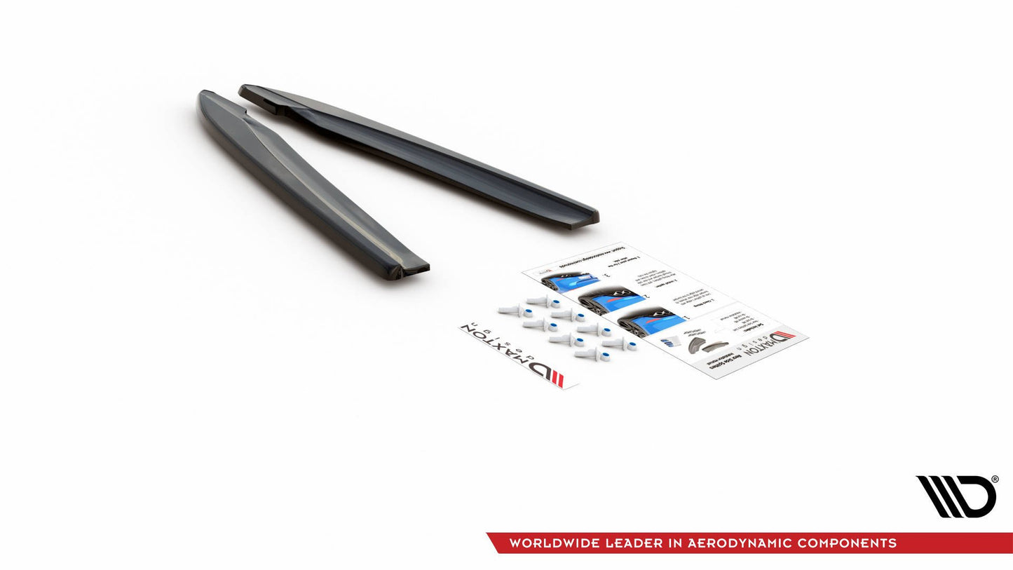 Heck Ansatz Flaps Diffusor V.2 für Audi S8 D4 Facelift Carbon Look