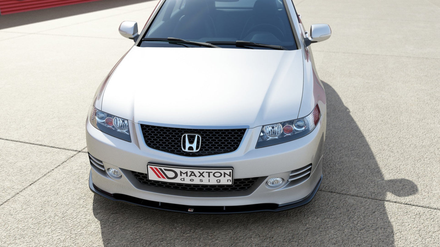 Front Ansatz für HONDA ACCORD VII TYPE-S schwarz matt