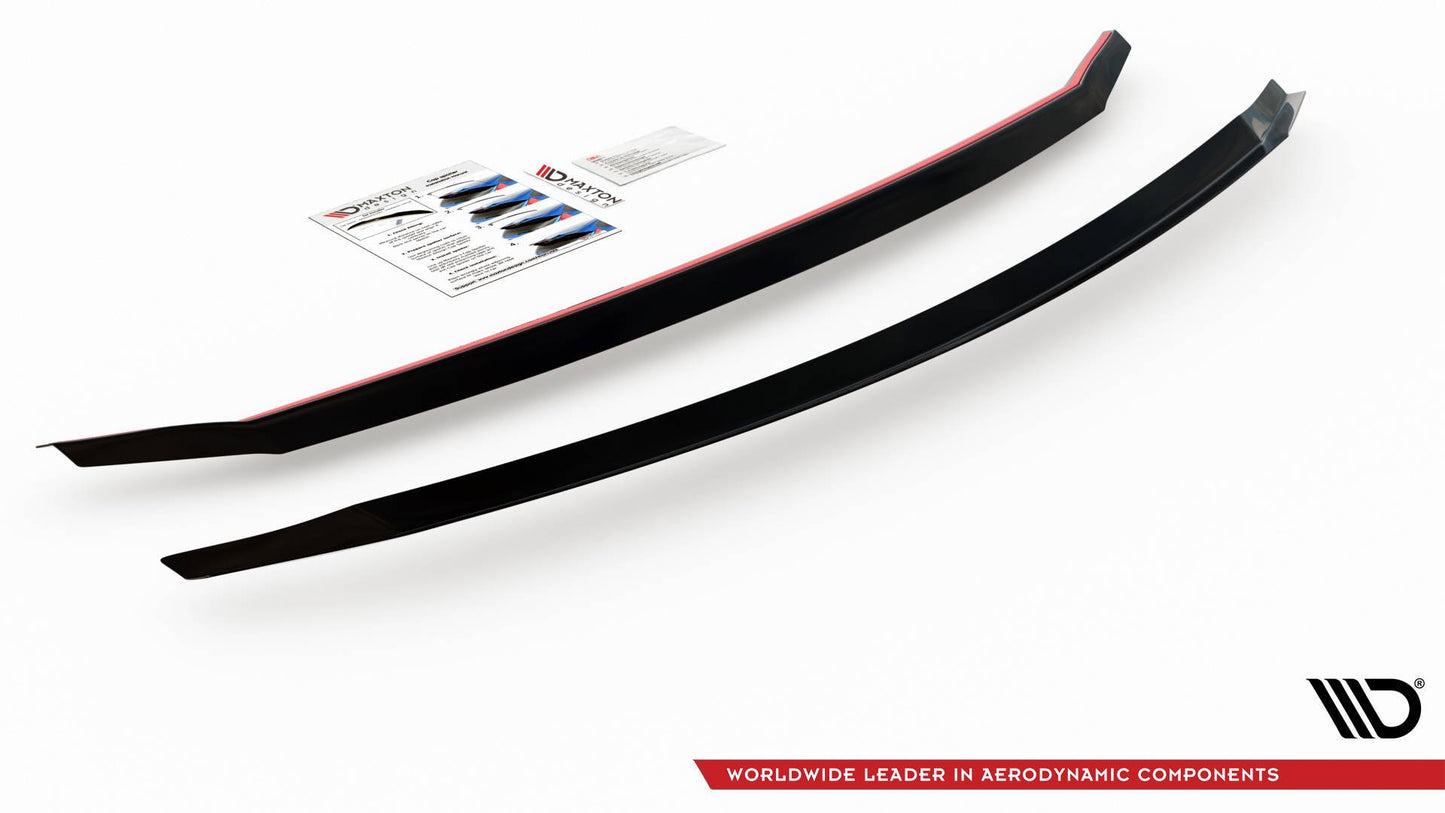 Spoiler CAP für Lexus LS Mk4 Facelift schwarz matt