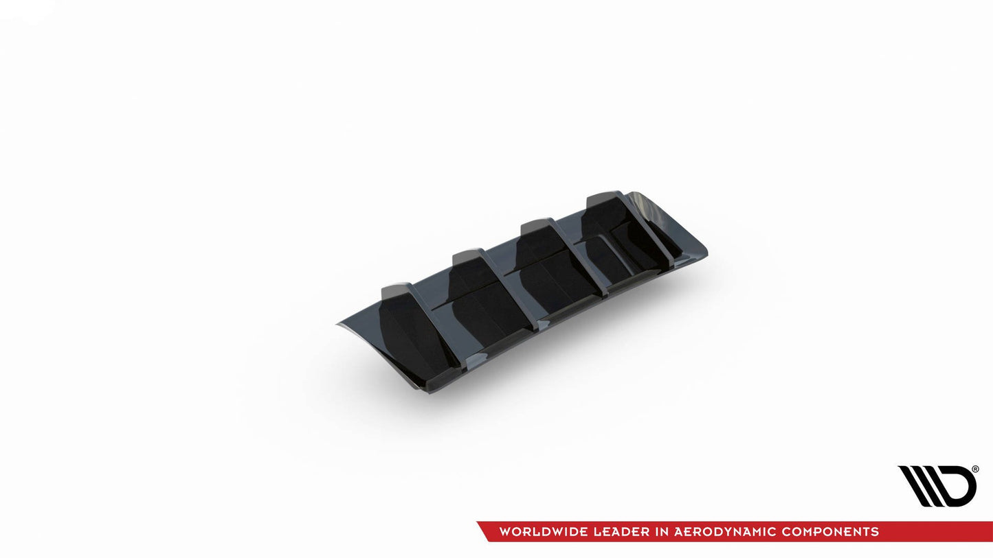 Diffusor Heck Ansatz für Cupra Ateca schwarz Hochglanz
