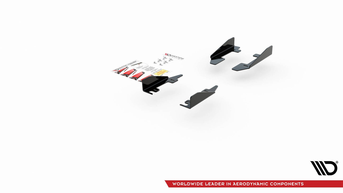 Side Flaps Volkswagen Polo GTI Mk6 schwarz Hochglanz