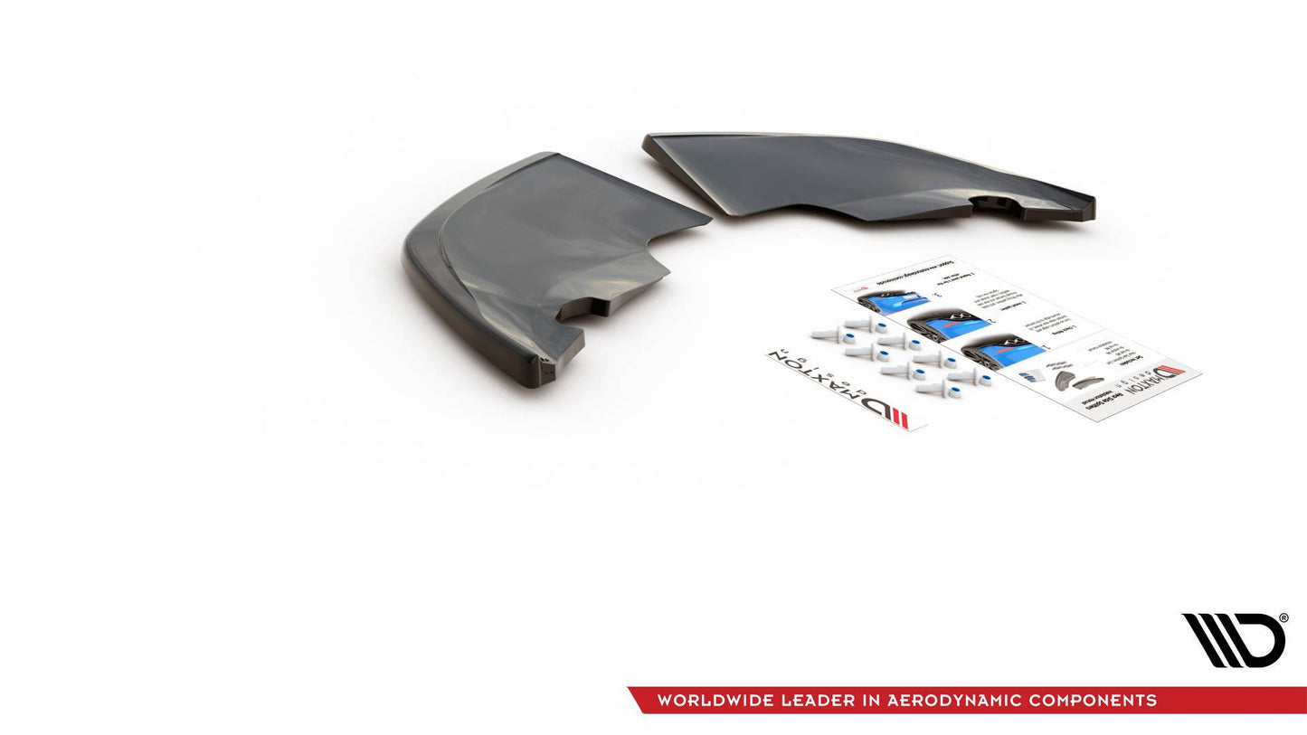 Heck Ansatz Flaps Diffusor für Skoda Kamiq schwarz Hochglanz