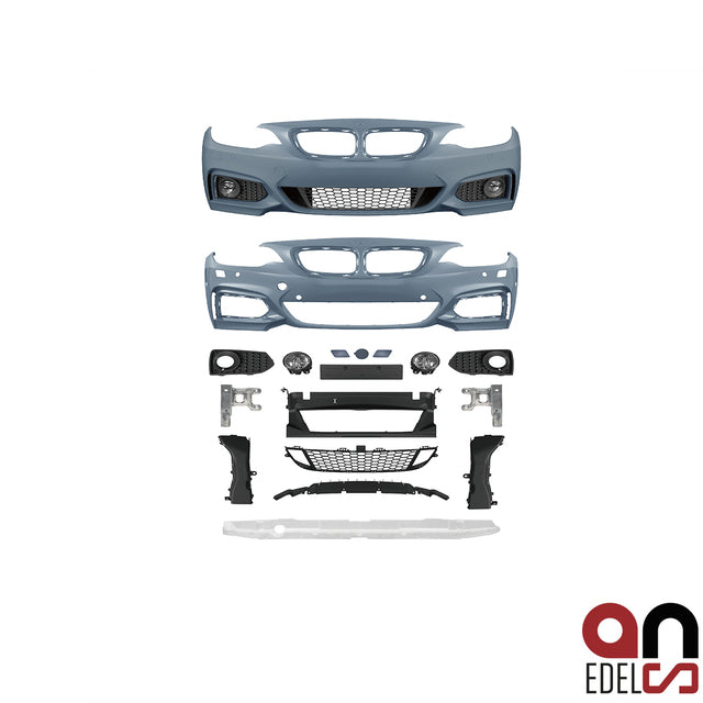 AN Umbau Stoßstange vorne für PDC/SRA passend für BMW 2er F22 F23 Serie & M-Paket Modelle bj. 14>