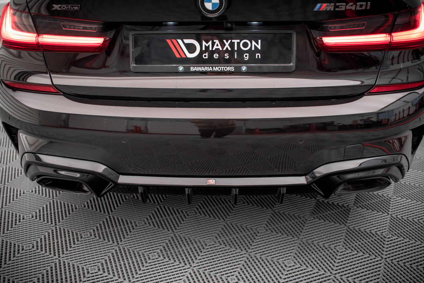 Diffusor Heck Ansatz für BMW M340i G20 / G21