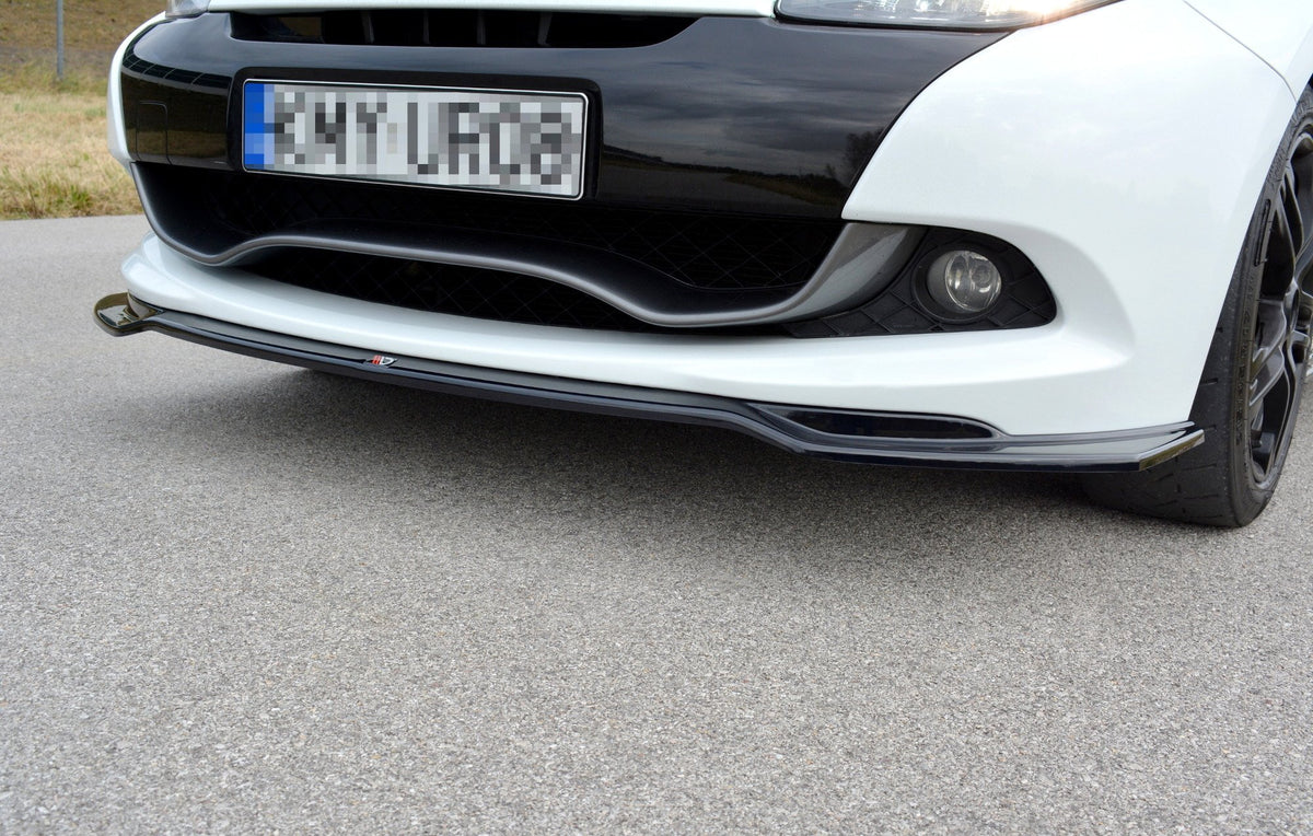 Front Ansatz V.1 für RENAULT CLIO MK3 RS FACELIFT schwarz matt – Tuning King