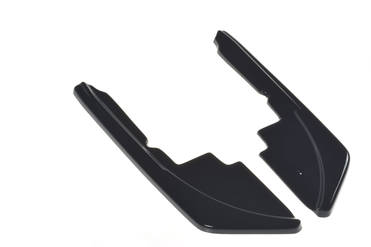 Heck Ansatz Flaps Diffusor für Peugeot 508 SW Mk2 schwarz matt