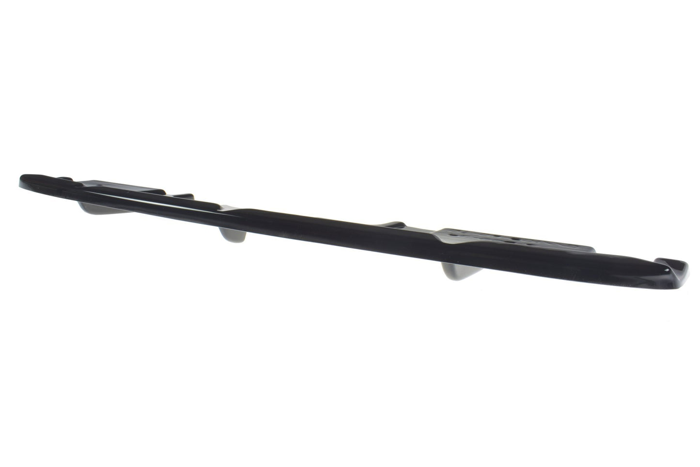 Mittlerer Diffusor Heck Ansatz für(mit einem vertikalem balken) Peugeot 508 SW Mk2 schwarz matt