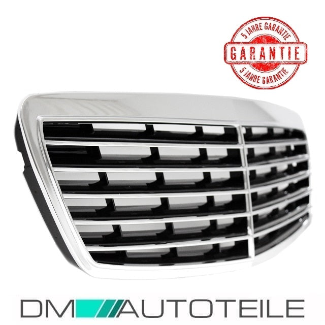 Mercedes E-Klasse W211 S211 Kühlergrill Grill Chrom Schwarz Avantgarde Bj 02-06