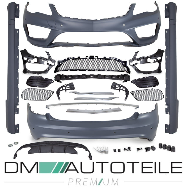 Sport Bodykit passt für Mercedes E-Klasse Coupe Cabriolet W207 A207 C207 bj 13-16 auch AMG Line
