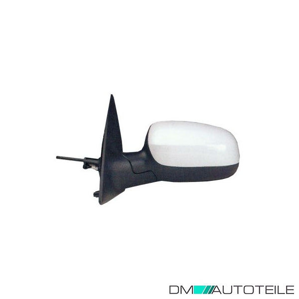 Außenspiegel links kpl. grundiert mech. passt für Opel Corsa C, Corsa C Kasten