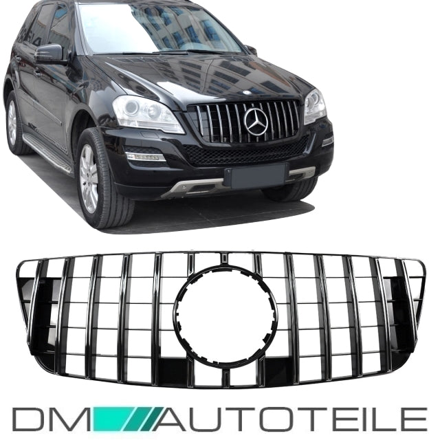 Sport-Kühlergrill für Panamericana GT Chrom passt für Mercedes ML W164 09-11 Facelift