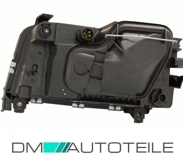 Set Audi A6 C4 Scheinwerfer Klarglas Chrom links & rechts H1/H1/H3 Bj 94-97 mit NSW