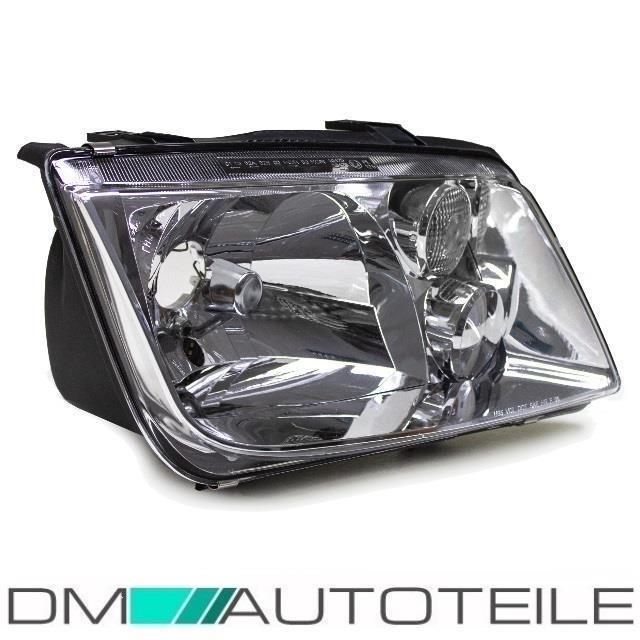 Scheinwerfer Rechts Klarglas LWR H4 ohne Nebel passt für VW Bora 1J ab 98-05