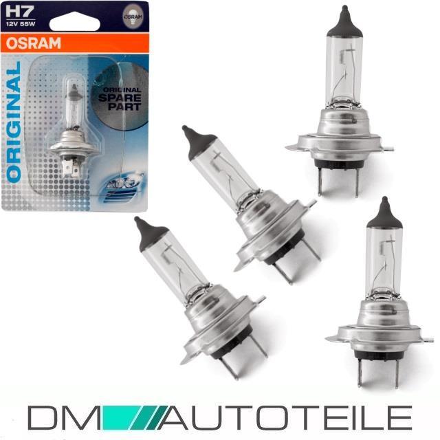 Set Opel Corsa C Scheinwerfer Klarglas Chrom H7/H7 Bj 00-06 +4x H7 Osram Birnen