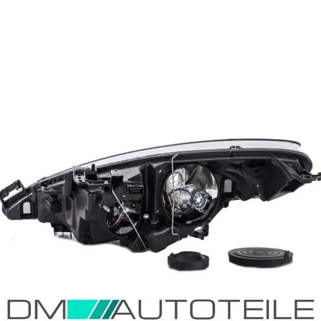 Set Peugeot 207 Scheinwerfer Klarglas Rechts & Links Bj 06-13 H7/H7/H1+Motor + Kurvenlicht +Birnen Set