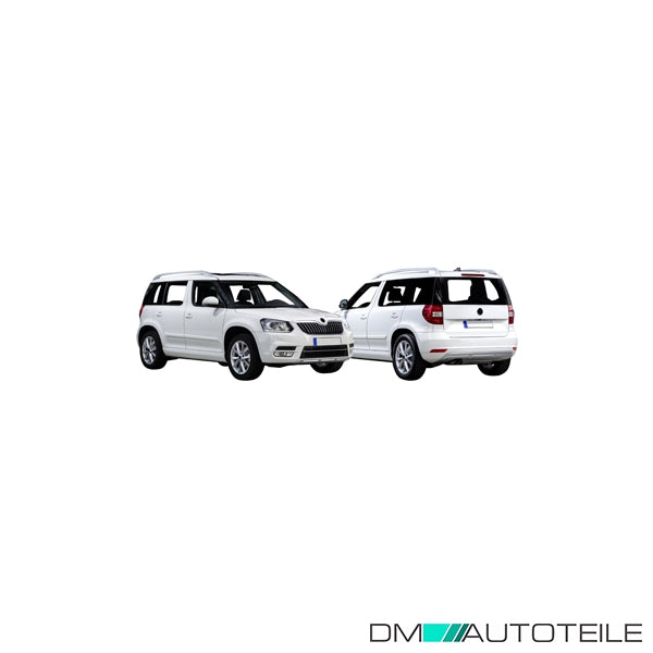 Stoßstange vorne glatt für SRA passt für Skoda Yeti Typ 5L Faceift ab 09/2013