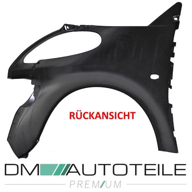 SET Smart 450 City Coupe Kotflügel Vorne Rechts und Links mit Blinkerloch Mod. 98 - 02