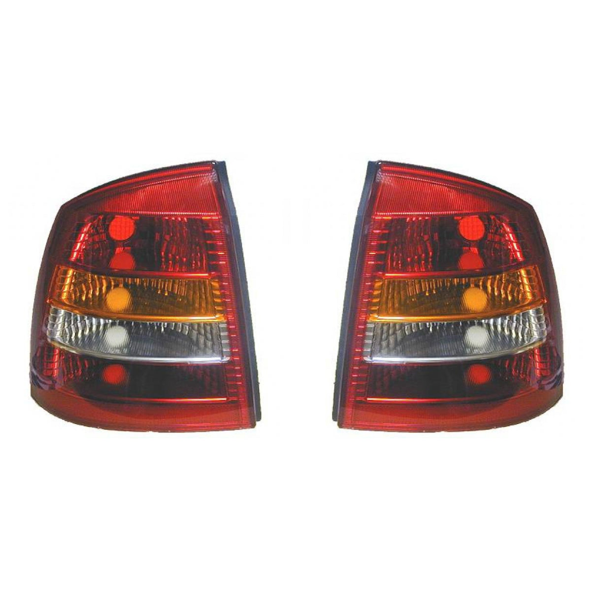 Depo / TYC Rückleuchte SET passt für Opel Astra G Stufenheck T98 ab 98-09