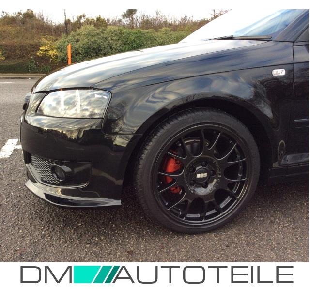 Stoßstange + Grill Chrom Schwarz + Nebel passt für Audi A3 8P ab 03-08 nicht S3