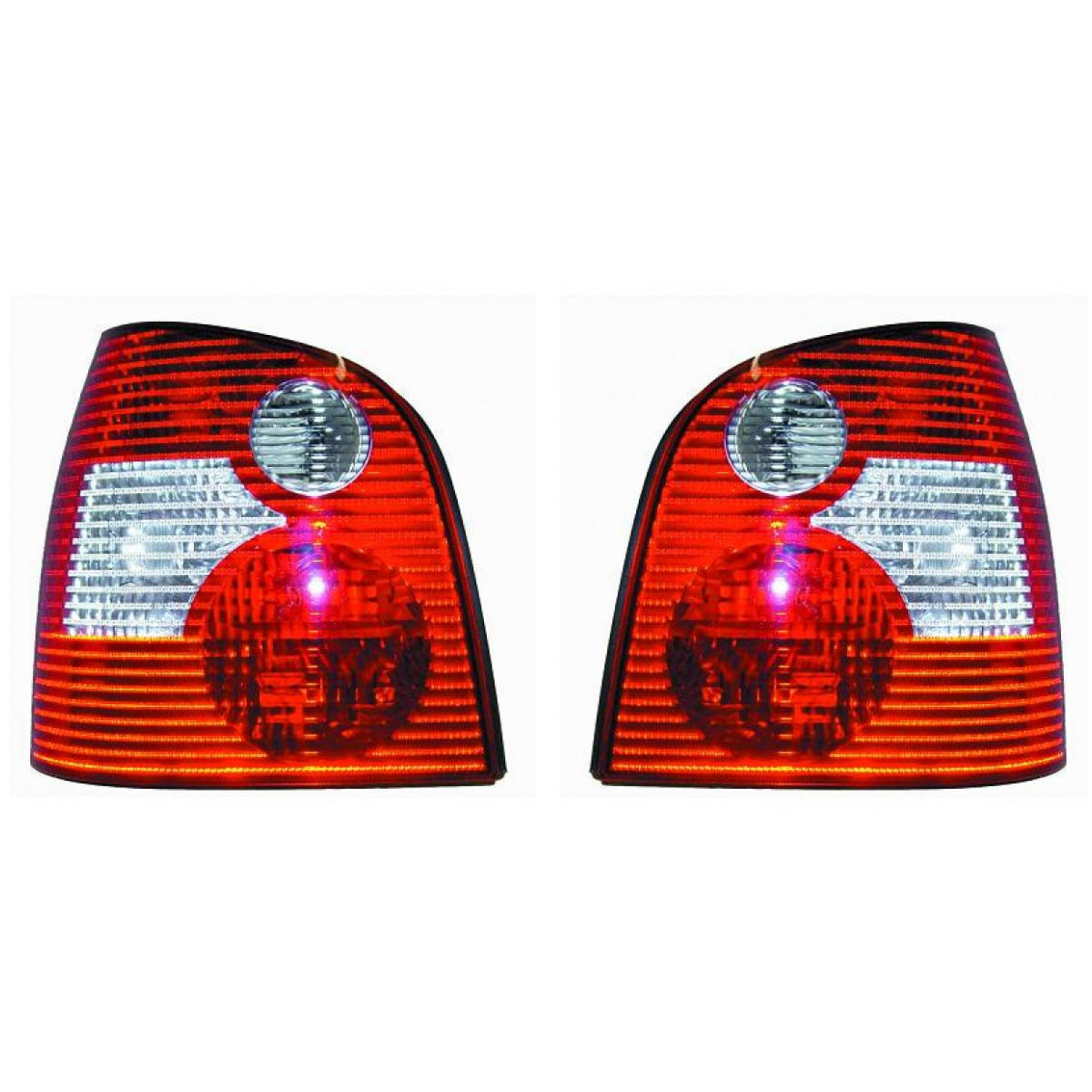Depo / TYC Rückleuchte Heckleuchte SET passt für VW Polo 9N_ ab Baujahr 01-05