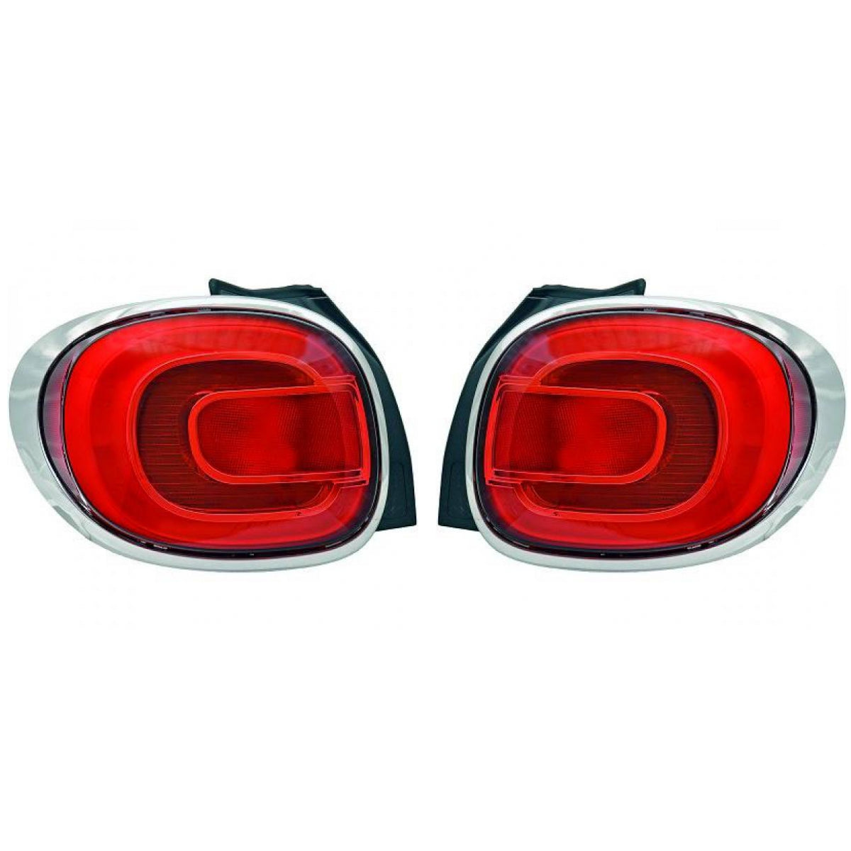 Depo / TYC Rückleuchte LED SET passt für Fiat 500L (nicht Trekking) ab 12-17